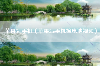 苹果5se手机（苹果5se手机换电池视频）